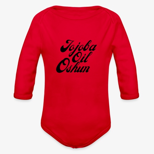 Jojoba Oil Oshun - Organic Long Sleeve Baby Bodysuit