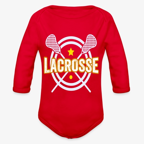 Lacrosse - Organic Long Sleeve Baby Bodysuit