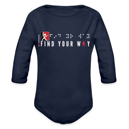 FIND YOUR WAY - Organic Long Sleeve Baby Bodysuit