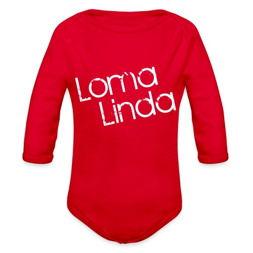 lomalinda white - Organic Long Sleeve Baby Bodysuit
