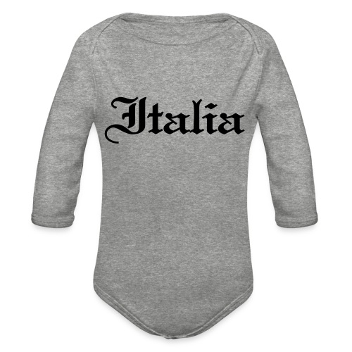Italia Gothic - Organic Long Sleeve Baby Bodysuit