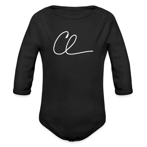 CL Signature (White) - Organic Long Sleeve Baby Bodysuit