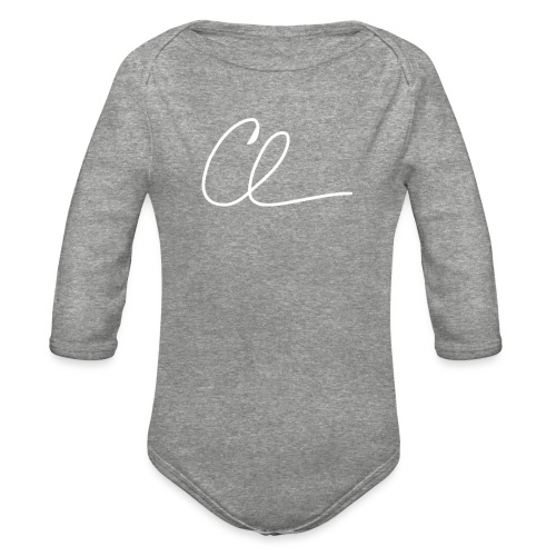 CL Signature (White) - Organic Long Sleeve Baby Bodysuit