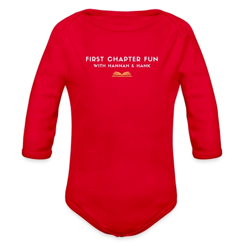 First Chapter Fun swag - Organic Long Sleeve Baby Bodysuit