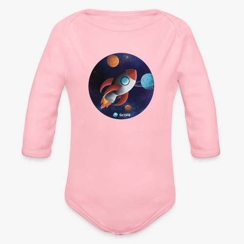 Solar System Scope : Little Space Explorer - Organic Long Sleeve Baby Bodysuit