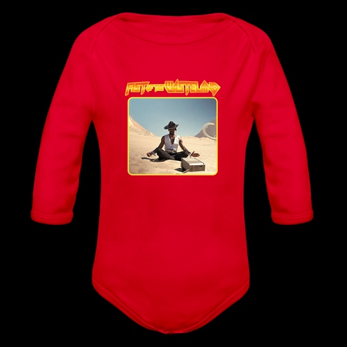 Fist Meditates - Organic Long Sleeve Baby Bodysuit
