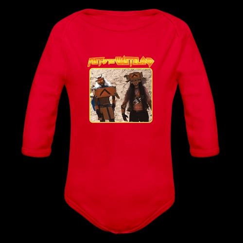 Puke and Big Frank - Organic Long Sleeve Baby Bodysuit