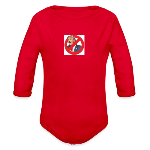 blog stop trump - Organic Long Sleeve Baby Bodysuit