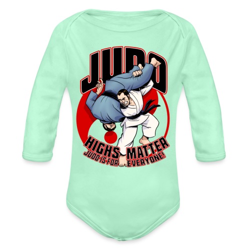 Judo shirt Highs Matter - Organic Long Sleeve Baby Bodysuit