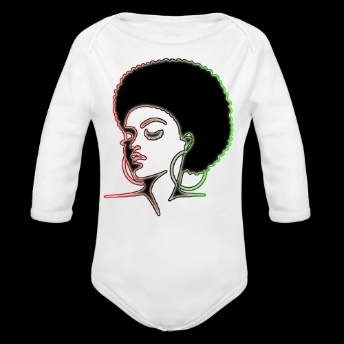 Afrolady - Organic Long Sleeve Baby Bodysuit