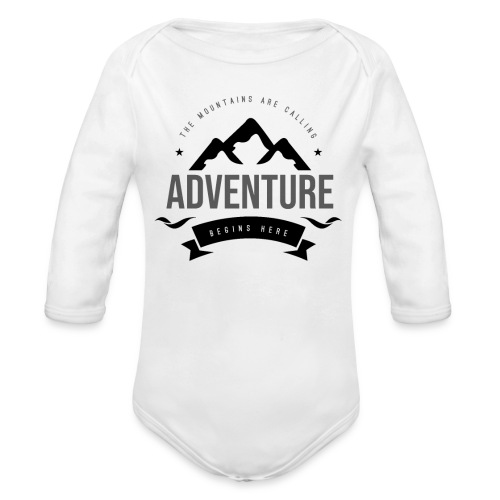 The mountains are calling T-shirt - Organic Long Sleeve Baby Bodysuit