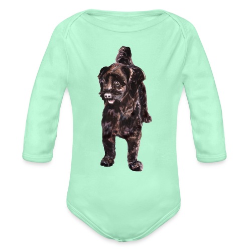 Dog - Organic Long Sleeve Baby Bodysuit