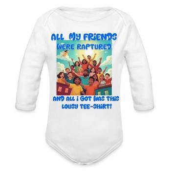 Rapture Crew Tee Satire - Organic Long Sleeve Baby Bodysuit - white - Front