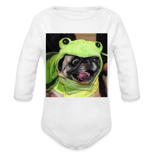 Pugs - Organic Long Sleeve Baby Bodysuit