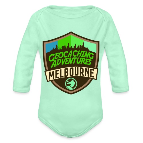 GCMelb Green - Organic Long Sleeve Baby Bodysuit