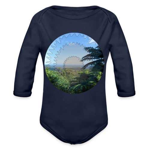 Landscape Filter - Organic Long Sleeve Baby Bodysuit