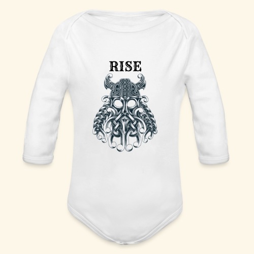 RISE CELTIC WARRIOR - Organic Long Sleeve Baby Bodysuit