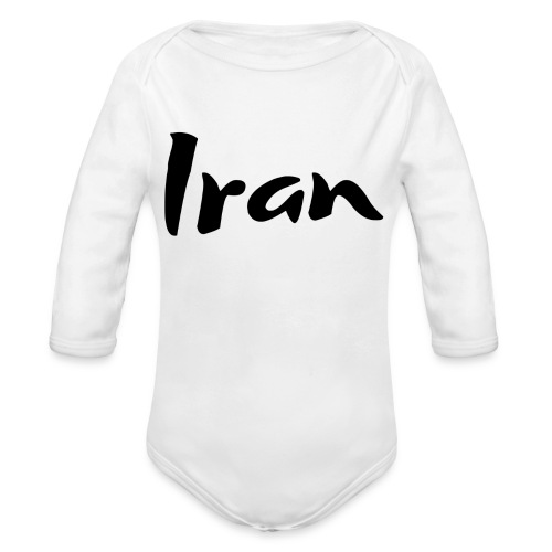 Iran 1 - Organic Long Sleeve Baby Bodysuit