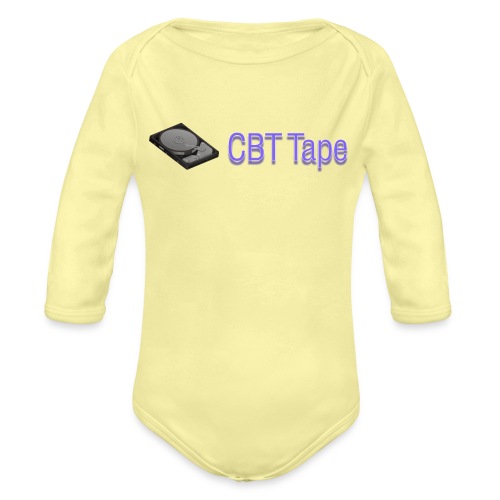 CBT Tape - Organic Long Sleeve Baby Bodysuit