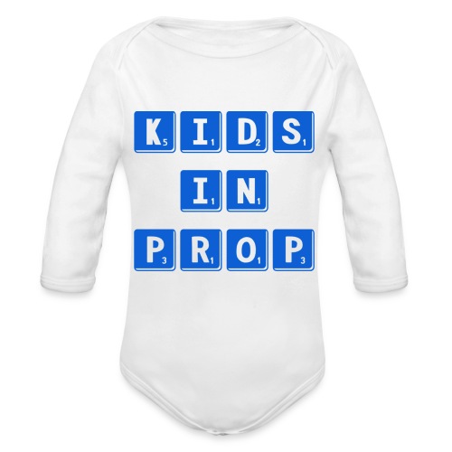 Kids In Prop Logo - Organic Long Sleeve Baby Bodysuit