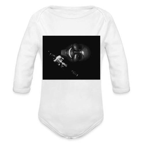 black and white shoot - Organic Long Sleeve Baby Bodysuit