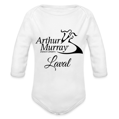 AML Logo2018 Black - Organic Long Sleeve Baby Bodysuit