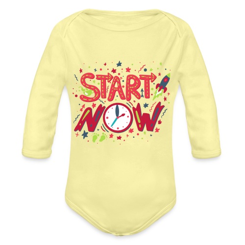 Star Now - Organic Long Sleeve Baby Bodysuit
