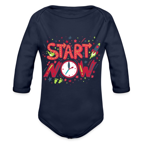 Star Now - Organic Long Sleeve Baby Bodysuit