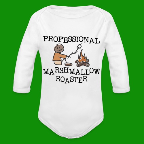 Professional Marshmallow Roaster - Organic Long Sleeve Baby Bodysuit