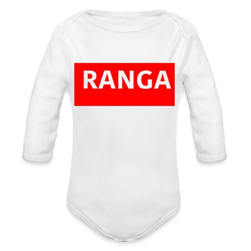 Ranga Red BAr - Organic Long Sleeve Baby Bodysuit