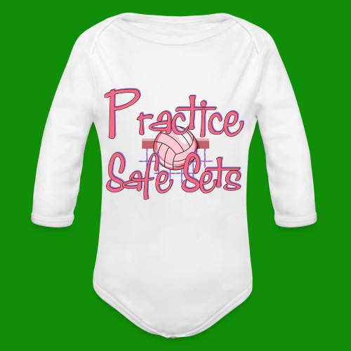 Practice Safe Sets - Organic Long Sleeve Baby Bodysuit