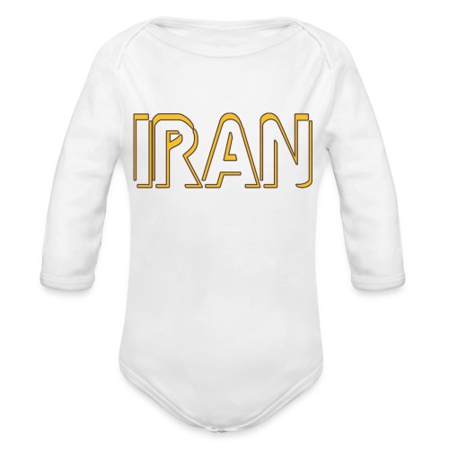 Iran 5 - Organic Long Sleeve Baby Bodysuit