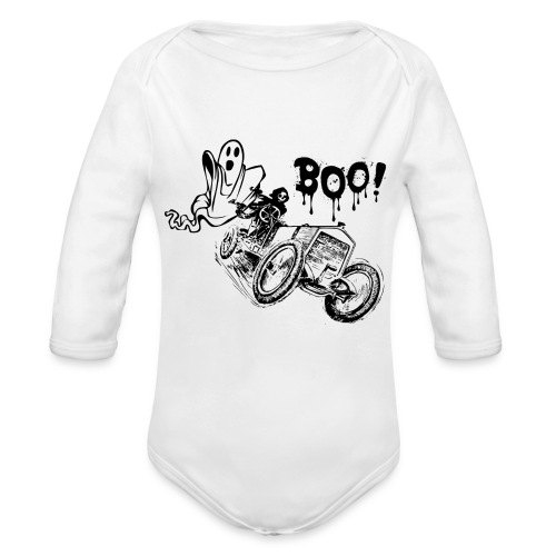 Booo! - Organic Long Sleeve Baby Bodysuit