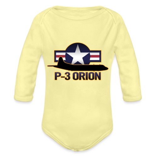 P-3 Orion - Organic Long Sleeve Baby Bodysuit