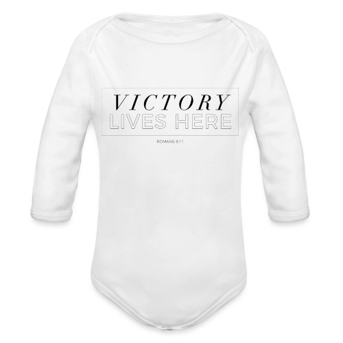 victory shirt 2019 - Organic Long Sleeve Baby Bodysuit
