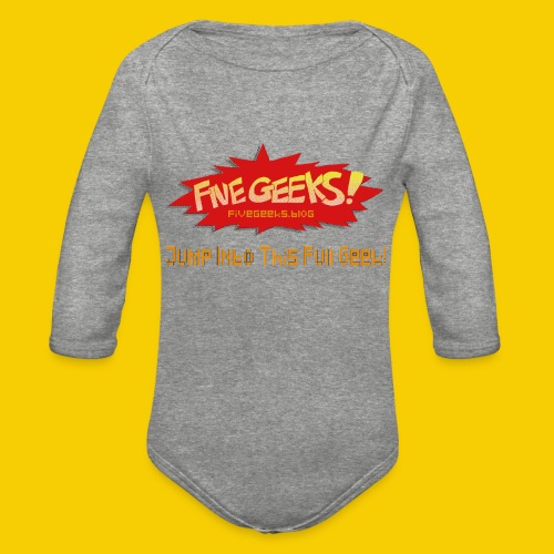 FiveGeeks Blog Jump Into This Full Geek - Organic Long Sleeve Baby Bodysuit