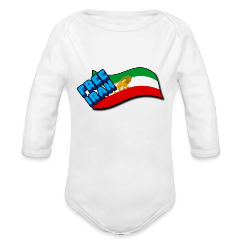 Free Iran 4 All - Organic Long Sleeve Baby Bodysuit