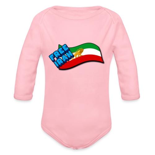 Free Iran 4 All - Organic Long Sleeve Baby Bodysuit