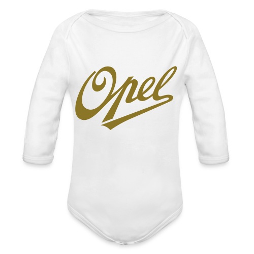 Opel Logo 1909 - Organic Long Sleeve Baby Bodysuit