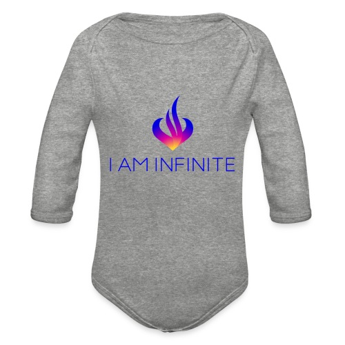 I Am Infinite - Organic Long Sleeve Baby Bodysuit