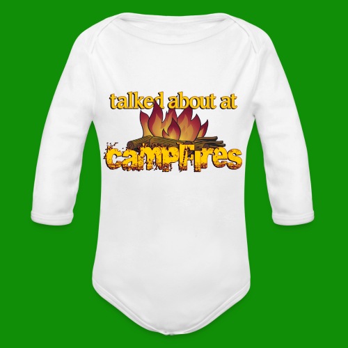 Talked About at Campfires - Organic Long Sleeve Baby Bodysuit