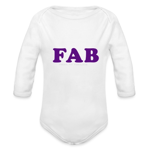 FAB Tank - Organic Long Sleeve Baby Bodysuit