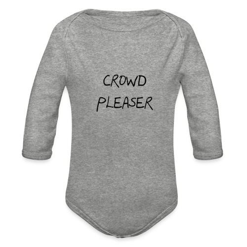 CROWDPLEASER - Organic Long Sleeve Baby Bodysuit