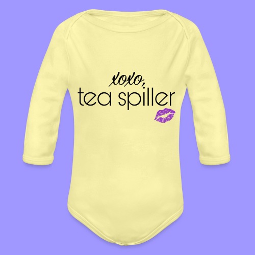 Tea Spiller bright - Organic Long Sleeve Baby Bodysuit