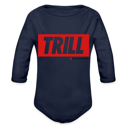 trill red iphone - Organic Long Sleeve Baby Bodysuit