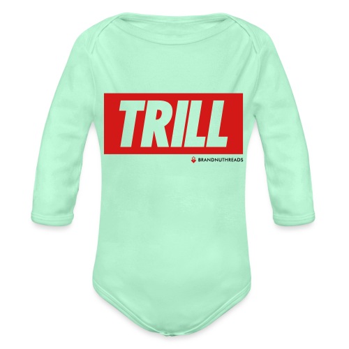 trill red iphone - Organic Long Sleeve Baby Bodysuit