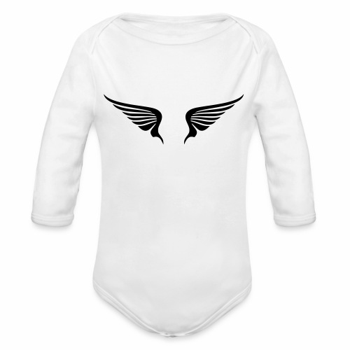 wings to - Organic Long Sleeve Baby Bodysuit