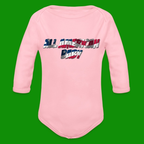 ALL AMERICAN BABY - Organic Long Sleeve Baby Bodysuit