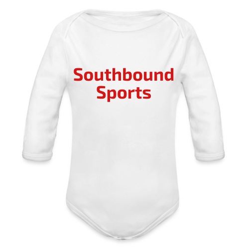 The Southbound Sports Title - Organic Long Sleeve Baby Bodysuit