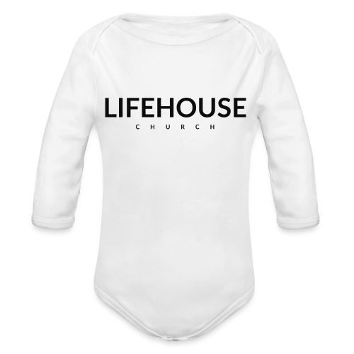 Lifehouse Logo - Organic Long Sleeve Baby Bodysuit